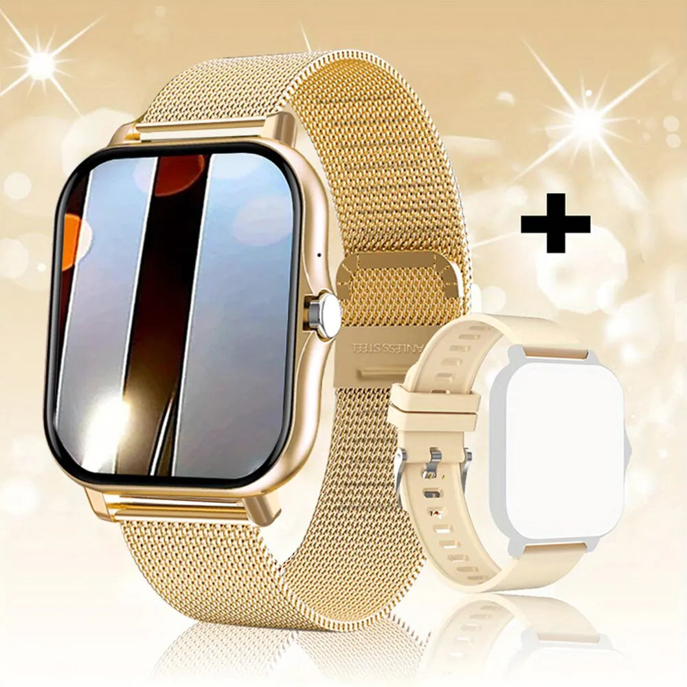 New Smartwatch 1.44-Inch Color Screen Full Touch Custom Dial Smartwatch Bluetooth Talking Fashion Smartwatch Men'S and Women'S