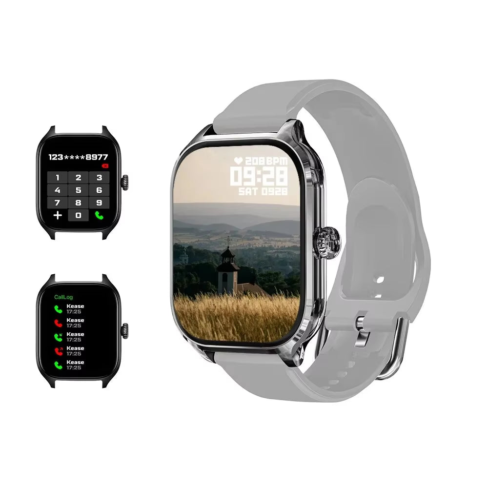 New H9 Men'S and Women'S Smartwatch 2025 Sports Smartwatch DIY Surface Bluetooth Talking Smartwatch for Android IOS