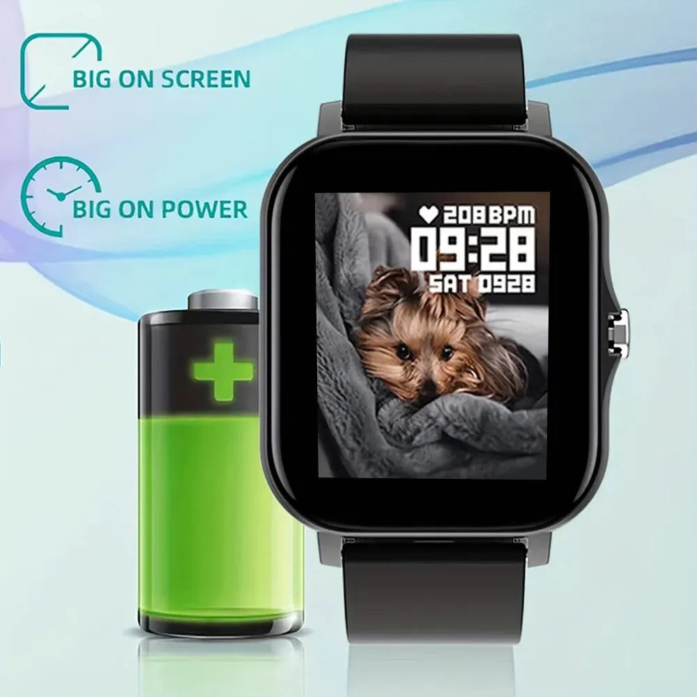 New Smartwatch 1.44-Inch Color Screen Full Touch Custom Dial Smartwatch Bluetooth Talking Fashion Smartwatch Men'S and Women'S