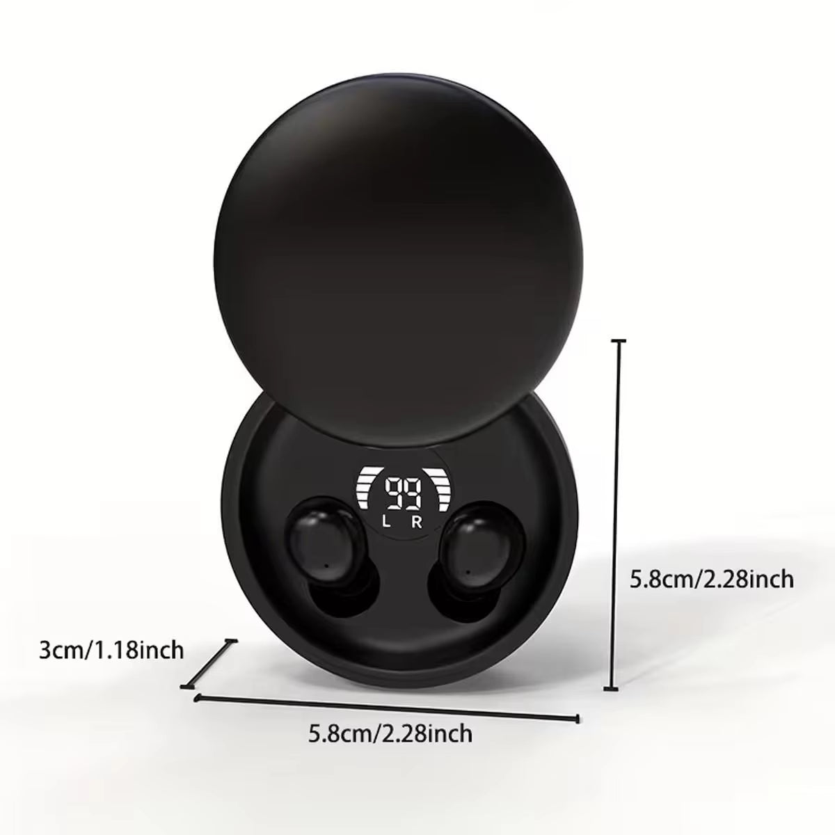 SK26 - Low-Profile Miniature Compact Hidden Earphones, Small Headphones, Wireless Headphones, Bluetooth Headphones